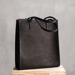 Vintage WOMENs LEATHER Tote Bag Stylish Leather Work Tote Purses FOR WOMEN