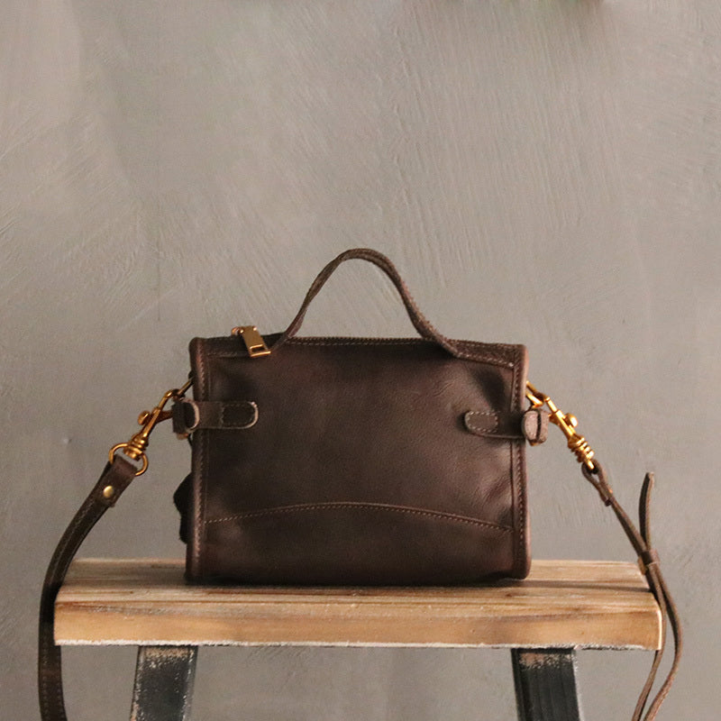 Vintage LEATHER WOMEN Handbag Purse Fashion SHOULDER BAG Purses FOR WOMEN