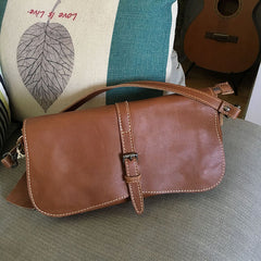 Handmade WOMENs LEATHER Messenger Shoulder Bag Vintage Crossbody Purse FOR WOMEN