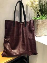 Stylish WOMENs LEATHER Large Tote Bag Handmade Tote Shoulder Purse FOR WOMEN