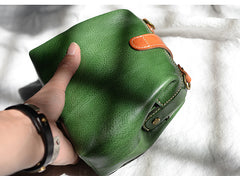 Vintage Womens Coffee Leather Mini Doctor Shoulder Purses Coffee Doctor Crossbody Purses for Women
