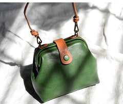 Vintage Womens Black Leather Mini Doctor Shoulder Purses Black Doctor Crossbody Purses for Women