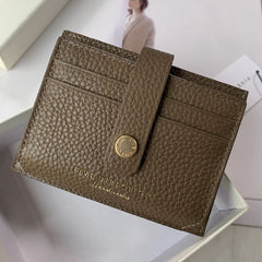 Cute Women Orange Leather Small Card Holders Card Wallet Slim Card Holder Credit Card Holder For Women