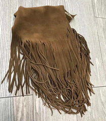 Handmade WOMENs LEATHER Tassels Shoulder Bag Vintage Crossbody Purse With tassels