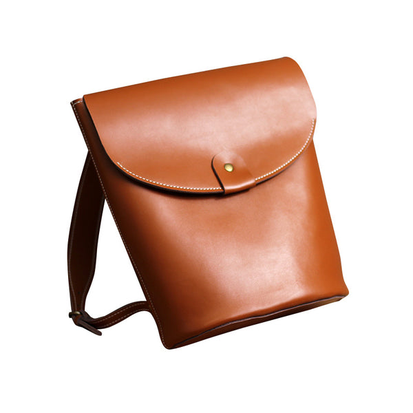 Fashion LEATHER Brown WOMEN Backpack Purses School Backpack FOR WOMEN MIN03191057
