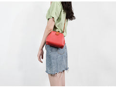 Vintage Womens Brown Leather Mini Doctor Shoulder Purses Brown Doctor Crossbody Purses for Women