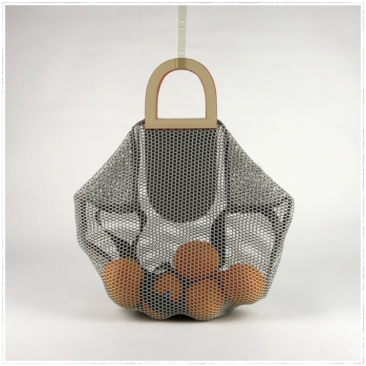 Womens Green Net Polyester Leather Tote Handbag Purse Polyester Tote Shoulder Bag Purse for Ladies