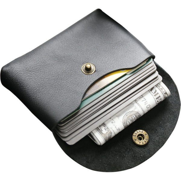 Brown Cute Women Leather Card Wallet Mini Coin Wallets Slim Card Holder Wallets CH00332127