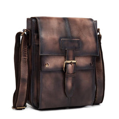 Small Leather Mens SIDE BAGs COURIER BAGs Messenger Bag Shoulder Bag for Men