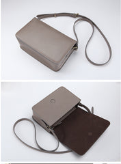 Minimalist Leather Womens Stylish Messenger Crossbody Bag Purse Shoulder Bag for Women