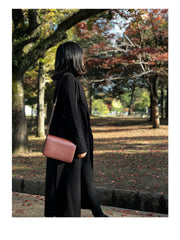 Minimalist Leather Womens Stylish Messenger Crossbody Bag Purse Shoulder Bag for Women