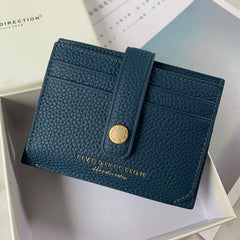 Cute Women Orange Leather Small Card Holders Card Wallet Slim Card Holder Credit Card Holder For Women