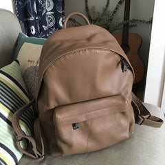 Handmade Vintage Soft LEATHER WOMEN Backpack School Backpack FOR WOMEN
