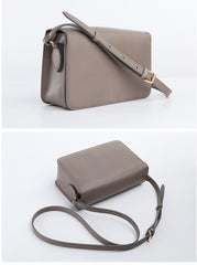 Minimalist Leather Womens Stylish Messenger Crossbody Bag Purse Shoulder Bag for Women