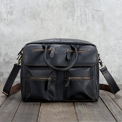 Cool leather mens Large Travel Bag Vintage Weekender Bag Shoulder Bag for Men - EverHandmade