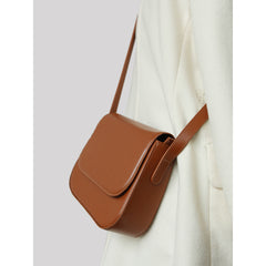Stylish Leather Womens Minimalist Shoulder Bag Crossbody Bag Purse for Women