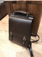 Best Leather Satchel Laptop Backpack Bag - Annie Jewel