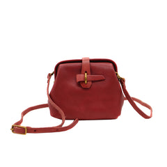 Vintage Womens Tan Leather Doctor Shoulder Bag Side Purses Doctor Crossbody Purses for Women