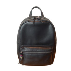 Fashion Womens Coffee Leather Zipper Leather Backpack Womens Best Womens Backpack