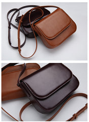 Stylish Leather Womens Minimalist Shoulder Bag Crossbody Bag Purse for Women