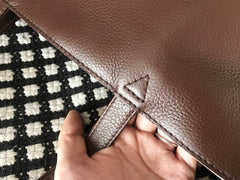 Stylish Womens Brown Leather Tote Bag Shoulder Tote Bag Brown Tote Purse For Women