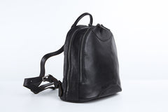 Genuine Leather Cute Women Backpack Bag Shoulder Bag Red Brown Leather Purse