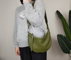 Fashion Women Black Leather Saddle Shoulder Bag Side Bag White Saddle Crossbody Bag Purse For Women