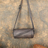 Vintage Green Leather Womens Barrel Shoulder Bag - Full View