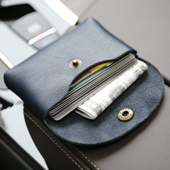 Gray Cute Women Leather Card Wallet Mini Coin Wallets Slim Card Holder Wallets For Women