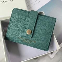 Cute Women Orange Leather Small Card Holders Card Wallet Slim Card Holder Credit Card Holder For Women