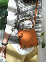 Womens Green Leather Doctor Handbag Purses Square Doctor Crossbody Purse for Women