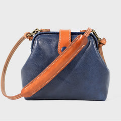 Vintage Womens Black Leather Mini Doctor Shoulder Purses Black Doctor Crossbody Purses for Women