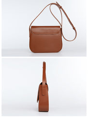 Stylish Leather Womens Minimalist Shoulder Bag Crossbody Bag Purse for Women