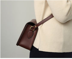 Minimalist Leather Womens Stylish Messenger Crossbody Bag Purse Shoulder Bag for Women