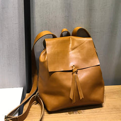 Vintage LEATHER WOMEN Backpack School Backpacks Travel Backpack FOR WOMEN