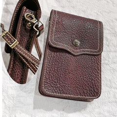 Vintage Leather Small phone Purse shoulder bag leather crossbody bag for women