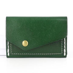 Leather Mens Card Wallet Front Pocket Wallet Small Slim Wallet Change Wallet for Men