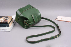 Vintage Womens Black Leather Small Doctor Shoulder Bag Doctor Crossbody Purses for Women