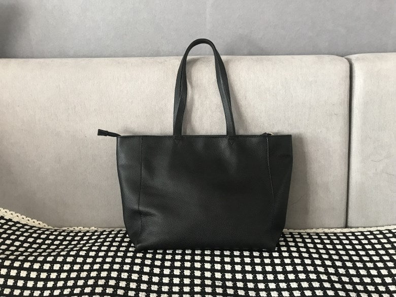 Stylish Womens Brown Leather Tote Bag Shoulder Tote Bag Brown Tote Purse For Women