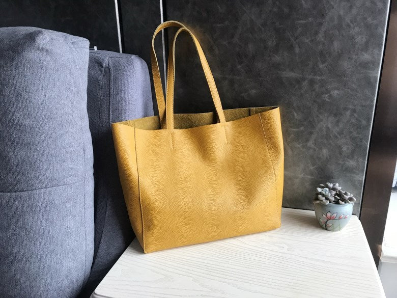 Fashion Womens Silver Leather Oversize Tote Bags Silver Shoulder Tote Bag Handbag Tote For Women