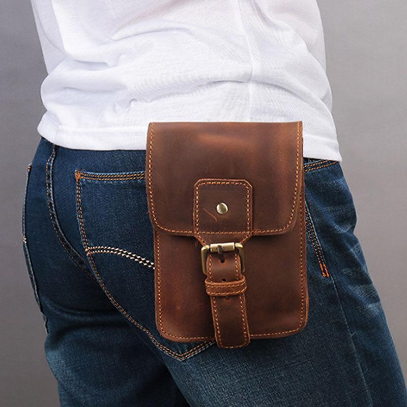 Cool Leather Belt Pouches for Men Waist Bag BELT BAG For Men