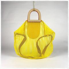 Womens Khaki Net Polyester Leather Tote Handbag Purse Polyester Tote Shoulder Bag Purse for Ladies