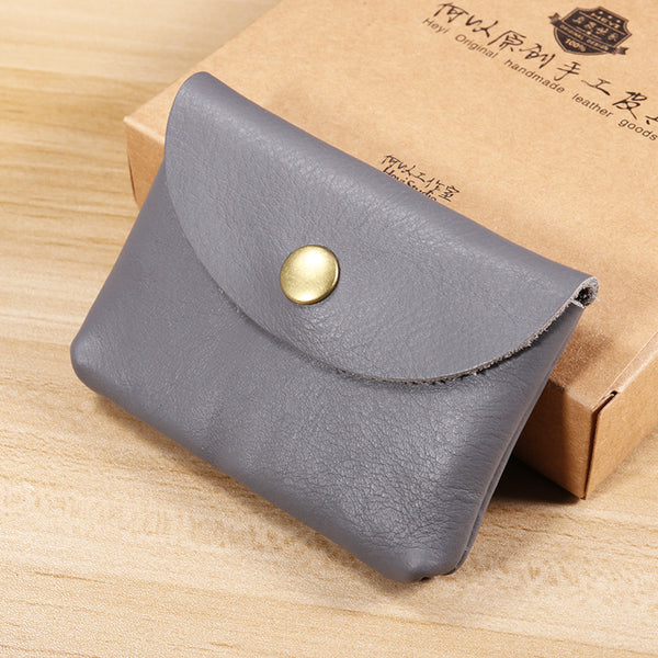 Gray Cute Women Leather Card Wallet Mini Coin Wallets Slim Card Holder Wallets F CH00332127