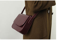 Stylish Leather Womens Minimalist Shoulder Bag Crossbody Bag Purse for Women