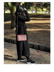 Minimalist Leather Womens Stylish Messenger Crossbody Bag Purse Shoulder Bag for Women