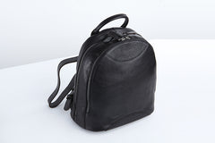 Genuine Leather Cute Women Backpack Bag Shoulder Bag Red Brown Leather Purse