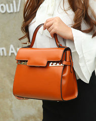 Genuine Leather crossbodybag handbag shoulder bag for women leather bag - EverHandmade