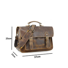 Vitnage Brown Leather Men's Camera Messenger Bag SLR SIDE BAG Camera Handbag For Men