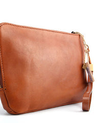 Cool leather mens Wristlet Wallet long wallet zipper clutch wallet for men