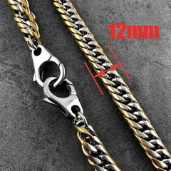 SOLID STAINLESS STEEL BIKER SILVER GOLD WALLET CHAIN 18‘â€?LONG PANTS CHAIN jeans chain jean chain FOR MEN